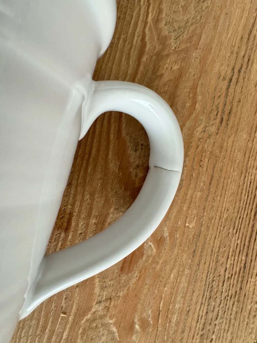 Crate & Barrel Farmhouse mugs, 16 oz, white
